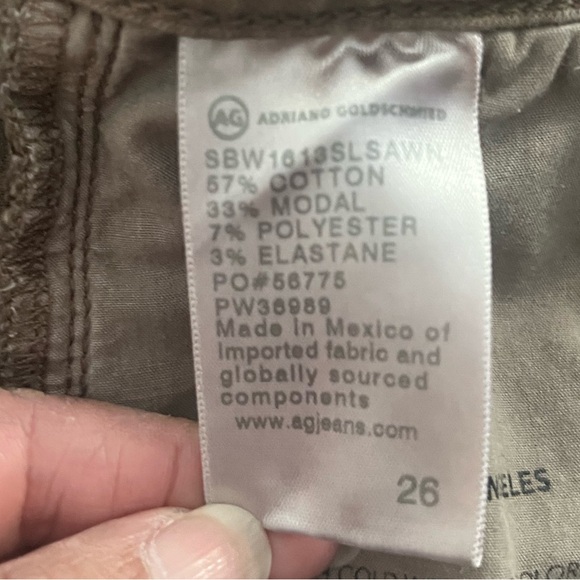 AG Jeans The Caden Tailored Trouser Brown - Women’s size 26 - Picture 5 of 6